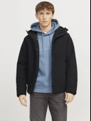 Jack&Jones Minimalist Kapüşonlu Oversized Erkek Mont - Günlük Kullanım - 3