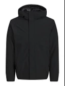 Jack&Jones Minimalist Kapüşonlu Oversized Erkek Mont - Günlük Kullanım - 7