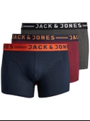 Jack&Jones Plus Erkek 3'lü Boxer Set 12147592 - 1