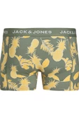 Jack&Jones Erkek Boxer Şort - Rahat ve Şık Ananas Desenli - 4