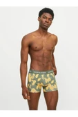 Jack&Jones Erkek Boxer 3'lü Set - Minimalist Ananas Desenli Rahat Boxer - 2