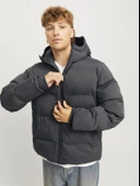 Jack&Jones Oversize Kapüşonlu Şişme Mont - Kışlık Erkek Mont - 12
