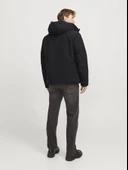 Jack&Jones Minimalist Kapüşonlu Oversized Erkek Mont - Günlük Kullanım - 1
