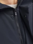 Jack&Jones Minimalist Kapüşonlu Oversized Erkek Mont - Günlük Kullanım - 11