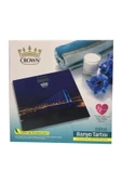abnturk Crown Boğaz Köprüsü Desenli Banyo Tartısı Dijital Cam Baskül Lcd Ekran Yük Uyarı Göstergesi - 3