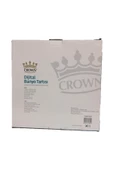 abnturk Crown Boğaz Köprüsü Desenli Banyo Tartısı Dijital Cam Baskül Lcd Ekran Yük Uyarı Göstergesi - 1