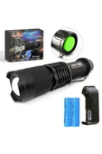 ARWOAN Km-106 Metal El Feneri, Ultra Güçlü El Feneri, Cree T6 Led 5000 Lümen - 1