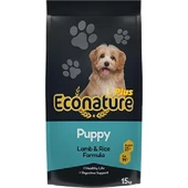 Econature Plus Puppy Kuzu Etli Ve Pirinçli Yavru Köpek Maması 15 KG - 1