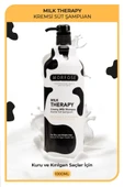 Morfose Milk Therapy Şampuan 1000 ml - Süt Proteinli, Onarıcı, Besleyici Etki - 1