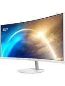 MSI 34" PRO MP341CQW 3440x1440 (UWQHD) CURVE 1500R VA 100HZ 1MS FREESYNC BEYAZ MONITOR thumbnail 3