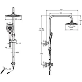 Artema Duş Kolonu Joy 3S A45787 - 2