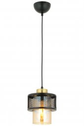 Kiev Tekli Siyah Sarkıt Avize - 1