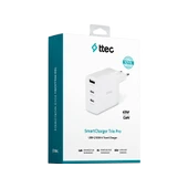 TTEC SmartCharger GAN 65W PD Seyahat Hızlı Şarj Aleti 2 USB-C - 1