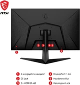 MSI MSI Optix G2712 27" 1 ms Full HD IPS 170 Hz Oyuncu Monitörü - Teşhir - 5