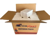 Niceplast Masaüstü Dispenser Peçete - 2 Kat - 200 Adetlik 18 Paket / Koli - 2