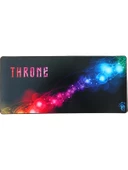 Throne Nebula 90X40CM 5mm Mikrofiber Yüzey Nano Teknoloji Kaymaz Zemin Dikişli Xxl Premium Mousepad - 7