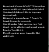 Toyota Corolla 2015-2018 Araca Özel Direksiyon Dikmeli Direksiyon Kılıfı (5D Kristal Karbon) thumbnail 2