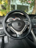 Honda Accord 2008 Araca Özel Dikmeli Direksiyon Kılıfı (KRİSTAL KARBON SOFT NOKTA) - 3