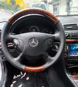 Mercedes W211 E220 Araca Özel Dikmeli Direksiyon Kılıfı (AHŞAP SOFT NOKTA DERİ) thumbnail 1