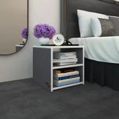 Kenzlife komodin meydey gri 39*39*39 komidin kitaplık ayakkabılık thumbnail 1