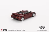 Mini Gt Bugatti EB110 GT Dark Red Metallic 806 thumbnail 3