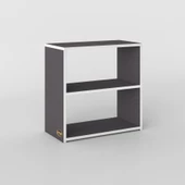 Kenzlife komodin riki gri 60*60*30 komidin kitaplık ayakkabılık thumbnail 3