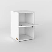 Kenzlife komodin izumi byz 60*39*39 komidin kitaplık ayakkabılık kapaklı arkalıklı thumbnail 3