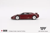 Mini Gt Bugatti EB110 GT Dark Red Metallic 806 thumbnail 4