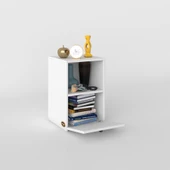 Kenzlife komodin yokatta byz 60*39*39 komidin kitaplık ayakkabılık kapaklı arkalıklı thumbnail 2