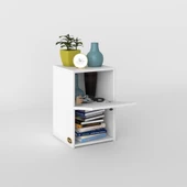 Kenzlife komodin izumi byz 60*39*39 komidin kitaplık ayakkabılık kapaklı arkalıklı thumbnail 2