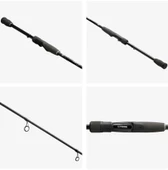 13 Fishing Defy Black 213 cm 10-30g Atarlı Karbon Spin Olta Kamışı thumbnail 2