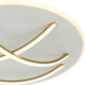 LUCEA 80643-01-C03-WT CENTRA 3'LÜ BEYAZ/ALTIN LEDLI PLAFONYER 3000K 45W - 3