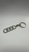 AUDİ Halka Metal Anahtarlık Araba Anahtarlığı KEMER SUSTURUCU HEDİYELİ 1 ADET thumbnail 2