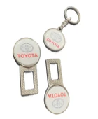 Toyota Corolla C-hr Rav4 Auris Yaris Uyumlu Ses Susturucu Metal Toka 1 Çift Anahtarlık 1 Adet - 3