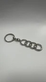 AUDİ Halka Metal Anahtarlık Araba Anahtarlığı KEMER SUSTURUCU HEDİYELİ 1 ADET thumbnail 1