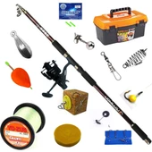 Balıkmarketim Red Fire 360 cm Castor 5000 Usta Sazan Olta Seti - 1