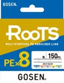 Gosen X8 Roots 0.8 PE 150m Multicolor 8 Örgü İp Misina 0.148 mm 7.3kg Çeker - 1