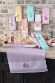Fushia Mutfak Havlusu, Peçete-Renkli 40*60  6 lı pk karışık renk - 1