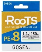 Gosen X8 Roots 1.2 PE 150m A.Yeşil 8 Örgü İp Misina 0.185 mm 11.4kg Çeker - 1