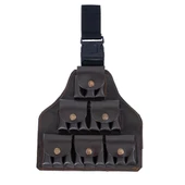 Deri Bacak Fişekliği - Savage - Kahve - 18'li thumbnail 7