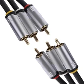 Prolink HMC231 3 RCA - 3 RCA Kablo Çift-blendajlı oksijensiz bakır kablo thumbnail 2