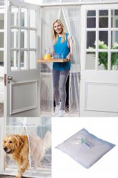 Mıknatıslı Kapı Sinekliği Beyaz - 1