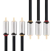 Prolink HMC231 3 RCA - 3 RCA Kablo Çift-blendajlı oksijensiz bakır kablo thumbnail 3