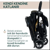 Chicco Glee Bebek Arabası - Uneven Siyah thumbnail 5