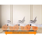 Valkyrie Karın Kası Göbek Eritici Abdominal Ab Roller Telefon Tutuculu Sayaçlı Turuncu - 2