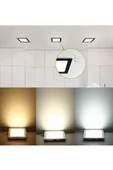 18w Siyah Kasa Siva Altı Kare Led Panel- sıva altı kare led spot- Yüksek Verim,enerji Tasarrufu ve uzun ömür - 4