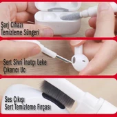 Airpod Kulaklık Laptop Telefon Macbook Temizleyici 5 li Klavye Tuş Çektirme Temizleme Fırçası - 6