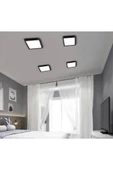 6W Sıva Üstü Kare Led Panel SİYAH Kasa- sıva üstü led armatür- Enerji Tasarruflu, uzun ömür - 4