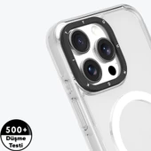 Apple iPhone 16 Pro Kılıf M-safe Şarj Özellikli YoungKit Crystal Color Serisi Kapak - 11