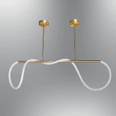 A-5133-100G HASIR LEDLİ GOLD AVİZE - 2